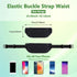 Slim Waist Bag for Running,Running Belt for Sports Travel Working Out, Running Fanny Pack for Women and Men Crossbody Money Belt Bum Bag with Adju...