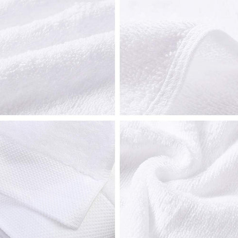 Lin Cotton Hand Towels, Soft & Highly Absorbent Hand Towel for Bathroom,White 2 Pack,14 x 30 Inch...