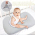 Hooyax Muslin Baby Lounger Cover Soft Organic Cotton Slipcover Fits Newborn Lounger for Baby Boys and Girls (Light Gray)...