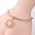 Rose Gold Sun Charms 925 Sterling Silver Dangle Charms with Clear CZ for Pandora 3mm Snake Chain Bracelet...