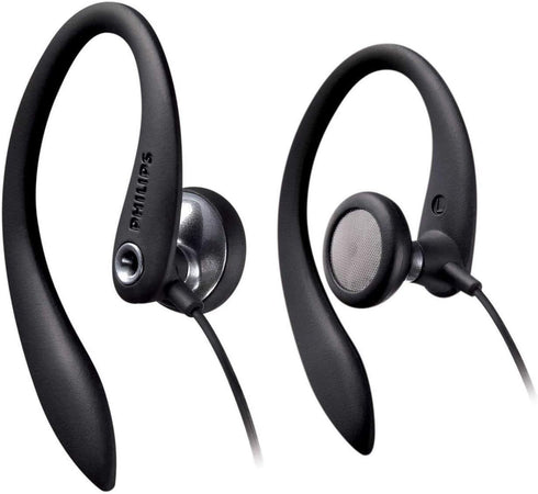PHILIPS Headphones SHS3300BK 27mm Drivers/Open-Back Earhook 1...