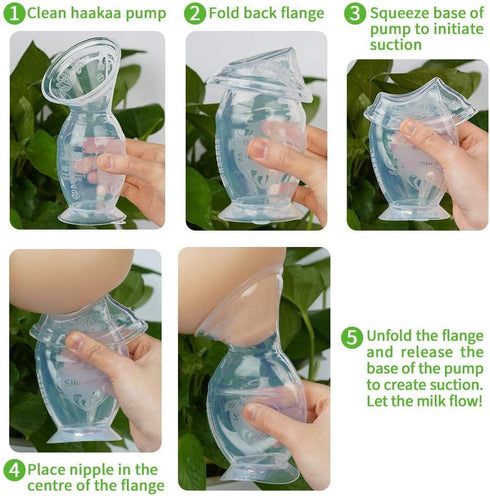 haakaa Gen.2 Manual Breast Pump 150ml/5.4oz...