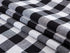 Ammsochy Washing Machine Cover Dust Oil Proof Dryer Top Loader Cloth with Side Storage Pockets Cotton Linen Kitchen Refrigerator Appliance Protector (Black-White grids)