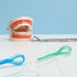 70 Count Dental Floss Threaders for Braces, Bridges, and Implants, Orthodontic Floss Needle Threaders, Traction Device for Teeth Correction, Denta...