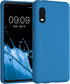 kwmobile Case Compatible with Samsung Galaxy Xcover Pro Case - Soft Slim Protective TPU Silicone Cover - Blue Reef...