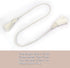 Fenghuangwu Curtain Tiebacks Handmade Decorative Curtain Holdbacks Rope with Tassel (White, 4P)...