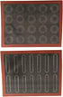 Silicone Pastry Mat - 30x40cm Non-Slip Micro-Perforated Oven Mat Silicone Biscuit Baking pad Pizza Cake Baking Pan Mat Oven Bakeware Tools...