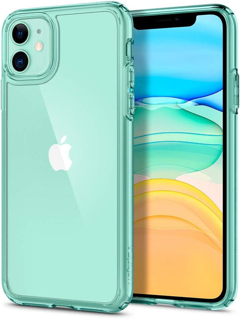 Spigen Ultra Hybrid Designed for Apple iPhone 11 Case (2019) - Green Crystal...