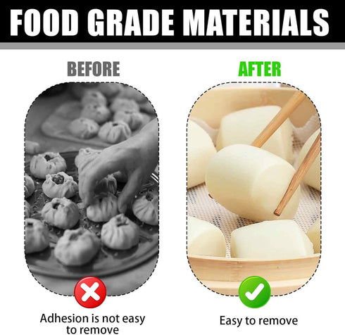 8Pcs Round Silicone Dehydrator Sheets Non-stick Fruit Dehydrator Mats Dehydrator Tray Liner Reusable Reusable Steamer Mat Mesh Sheet for Fruit Dry...