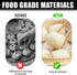8Pcs Round Silicone Dehydrator Sheets Non-stick Fruit Dehydrator Mats Dehydrator Tray Liner Reusable Reusable Steamer Mat Mesh Sheet for Fruit Dry...