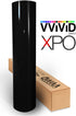 VViViD Vinyl Car Wrap Emblem, Gloss Black, Compatible with Chevy Bowtie Logo (2 Rolls (11.8 Inch x 4 Inch))...