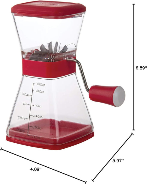 PrepWorks Nut Chopper – Manual Handheld Nut Grinder for Chopping Nuts, Seeds, and Herbs, Easy to Use, BPA-Free...
