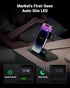 INIU 3 in 1 Wireless Charging Station, 15W Fast Qi-Certified Phone Wireless Charger Stand Dock for Apple Watch Series 8 7 6 5 4 3 SE Ultra, iPhone...