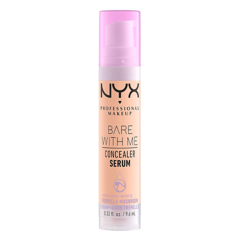 NYX PROFESSIONAL MAKEUP Bare With Me Concealer Serum, Up To 24Hr Hydration - Medium Vanilla...