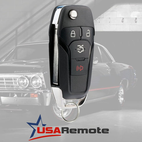Flip Key for 2013-2016 Ford Fusion Keyless Entry Remote Fob (N5F-A08TAA 164-R7986)...