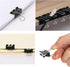 JANYUN Mini Binder Clips, 150Pcs15 mm /0.6 Inch Small Paper Clamps Metal Clips for Office School Home Supplies (Black)...