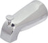 Tub Spout with Front Diverter, 1/2 inch IPS Female Front End Thread, 5-1/4 inch Overall Length, for 4 inch to 4-3/8 inch Length Galvanized Pipe Ni...