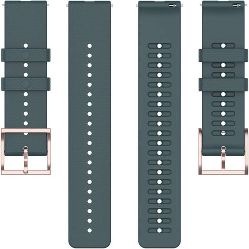 Fit for Polar Unite Watch Bands Women Men, Polar Ignite 20mm Silicone Quick Release Replacement Band Wristband Straps Metal Clasp Fit for Samsung ...