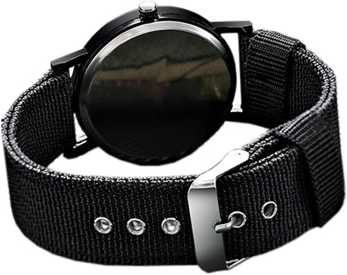 Men's Watch, Casual Watch for Men, Men's Outdoor Watch, Nylon Watch Band, Quartz Watch for Men...
