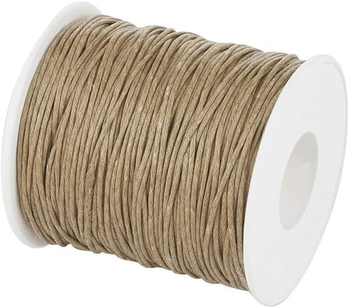 Beadthoven 100 Yards 1mm Waxed Cotton Thread Beading Cord for Jewelry Making Braiding Bracelet Necklace Leather Sewing DIY Craft Macrame Supplies ...