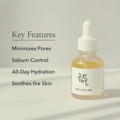 Beauty of Joseon Glow Serum Propolis and Niacinamide Hydrating Facial Soothing Moisturizer for Irritated Uneven Skin Tone, Korean Skin Care 30ml, ...