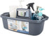 Cleaning Supplies Caddy Portable Shower Basket Supply Organizer with Handle Plastic Bucket Tool Storage for Bathroom, Bedroom, Kitchen, College Do...