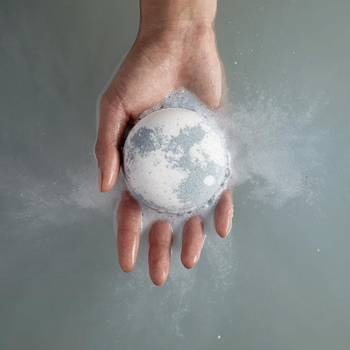 Tea Tree + Rosemary Bath Bomb, Hypoallergenic, Made with Natural Botanicals & Premium Skincare Ingredients (Shea Butter, Coconut Oil, & Kaolin Cla...