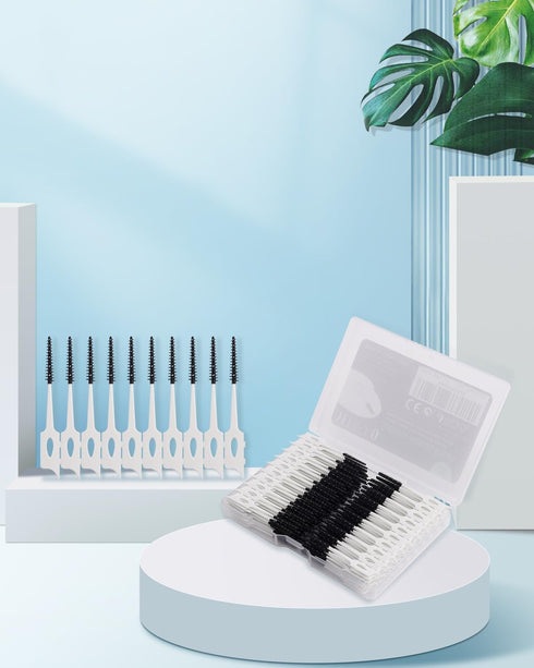 280PCS Soft interdental Brushes, Dental Toothpicks Brush Between Teeth, Toothpick Floss picks Brush Disposable for Cleaning, Toothbrush Clean Tool...