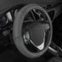 Motor Trend Perforated Microfiber Leather Steering Wheel Cover for Cars Trucks SUVs Vans, Sporty Racing Improved Grip Anti-Fatigue Ergonomic Desig...