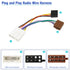 Stereo Wiring Harness for Nissan ISO Radio Adapter to 20Pin Connector Compatible with Altima Sentra Frontier Versa Xterra Murano Leaf Subaru Fores...