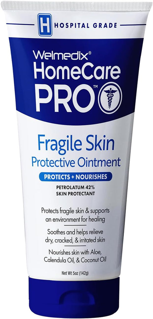 Fragile Skin Protective Ointment Hospital Grade Healing Ointment, Barrier Cream & Skin Protectant w/Calendula for Treatment of Eczema, Psoriasis, ...