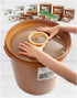 E-Jen Premium Kimchi, Sauerkraut Container Probiotic Fermentation with Inner Vacuum Lid Round (0.4 gal/ 1.5L)...