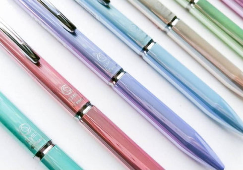 Pilot Japan Oil-based Ballpoint Pen Winter Light Pink Acro Black Ink 0.5mm Fine Point BIL-80EF-WLP With Original Stylus Ballpoint Touch Pen......
