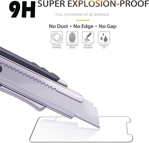 beukei (3 Pack) Compatible for Unimax UMX U696CL Screen Protector Tempered Glass,Touch Sensitive,Case Friendly, 9H Hardness...