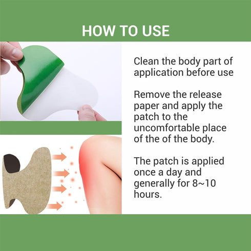 Natural Knee Relief Patch, 36 Pcs Wormwood Knee Patches Long Lasting Relief and Warming Herbal Plaster Patches, Relief Patch for Knee...