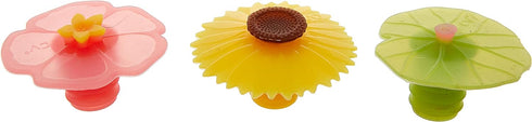 Charles Viancin Wine Bottle Stopper - Lily Pad, Sunflower & Hibiscus...