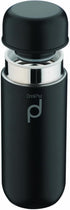 Drinkpod Grunwerg HCF-200BK Vacuum Insulated Capsule Flask, Stainless Steel, Black, 200ml...
