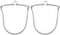 Men's Gold Silver Tie Chain Set Classic 2Pcs Double Chain Necktie Chains Business Wedding Jewelry Gift...