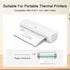 2 Rolls Thermal Paper, Thermal Printer Paper, 8.5" x 11" US Letter Paper Size, Printer Paper Roll for M08f M832 Printer, Thermal Paper Rolls Compa...