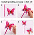 Leery 12 Pieces 3D Butterfly Ballpoint Pens,0.5mm Random Butterfly Black Ink Pens for School Office Supplies Home Bedroom Decor,Wedding, Birthday,...