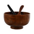 Wood Face Mask Mixing Bowl Set For Ladies Facial Skincare Clay Mixing DIY Vintage Facemask Bowl Kit with Mask Spoon Spatula Brush...