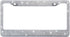 White Rhinestone Bling License Plate Frame for Women, Metal Rust-Proof Car Plate Frame Cute Bling Car Accessories for Women Girls (1)...