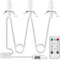 Remote Control Lighting System, 6.5Ft Accessory Cord with 3LED C7 Warm White Bulbs, Built-in 4 Lighting Modes and Timer, Perfect for Halloween Chr...