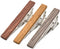 Smart Men's Wood Tie Clips for men 3 pcs Natural Tie Bar 2.1 Inch in Gift Box...
