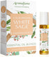 White Sage & Sandalwood Essential Oil Roll-On Blend by Aromafume | 10ml/0.33 fl oz | Aromatherapy Oil for Cleansing Negative Energy & Protection |...