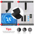 15 Sets Strips with Adhesive Heavy Duty - Strong Double Sided Tape with Hook and Loop - 1 x 4 Inch...