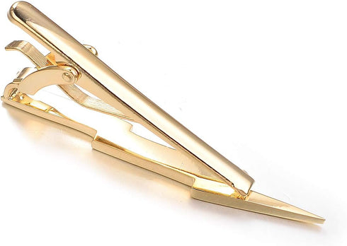 Yoursfs Lightning Bolt Tie Clip for Men Unique 316L Stainless Steel Novelty Tie Bar Super Hero Cool Tie Clips Wedding Gift...