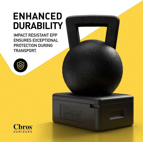 Cbros 69% Two- Way Humidity Control Box Powered by Boveda, Moisture Absorber, Maintain Freshness and Consistent Temperature Size (Size 5)...