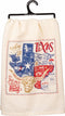 Primitives By Kathy LOL Made You Smile Dish Towel, Texas 28" X 28"...