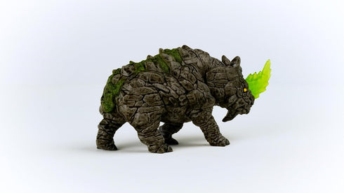 Schleich Eldrador Battle Rhino - Realistic Fantasy Rock Tough - High-Intensity Mythical Monster Action Figure with Movable Head, Play Time Imagina...